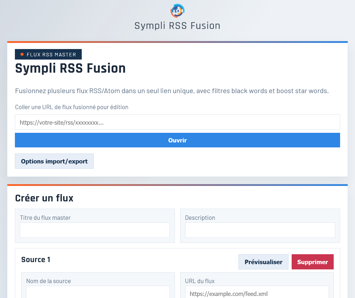🔀 Sympli RSS Fusion : quand RSS Fusion se ballade à poils