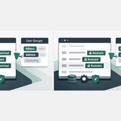 Contao Content Visibility : masquer des contenus dans le back-office, par groupe d'utilisateurs